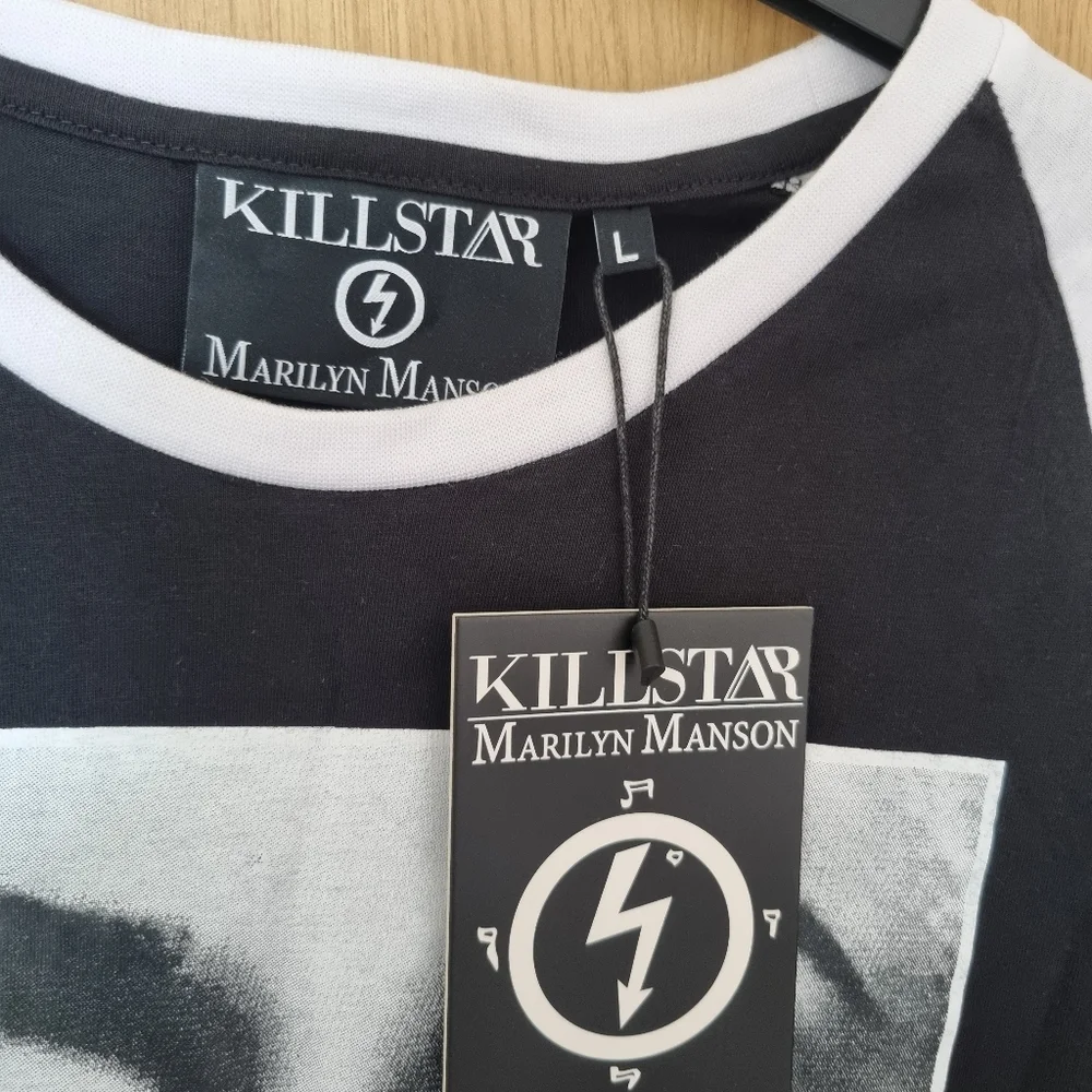 Killstar x marylin manson American conspiracy tee Size L - Picture 4 of 7